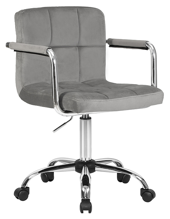 Кресло офисное для персонала DOBRIN 9400-LM-N TERRY (серый велюр) 2 шт.