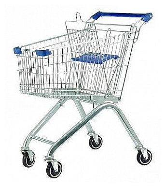 Тележка покупательская с детским сиденьем Carteno AF 125 л