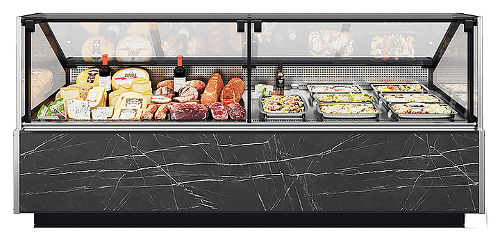 Витрина холодильная Brandford Calypso Slim Plug-in ЗУ 90 R290 (встроенный агрегат)