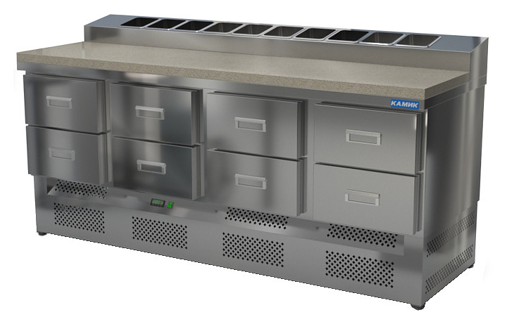 Стол холодильный для пиццы КАМИК СОПН-К-082073
