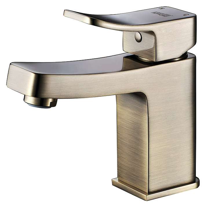 Смеситель для раковины Wasserkraft Exter 1603 светлая бронза