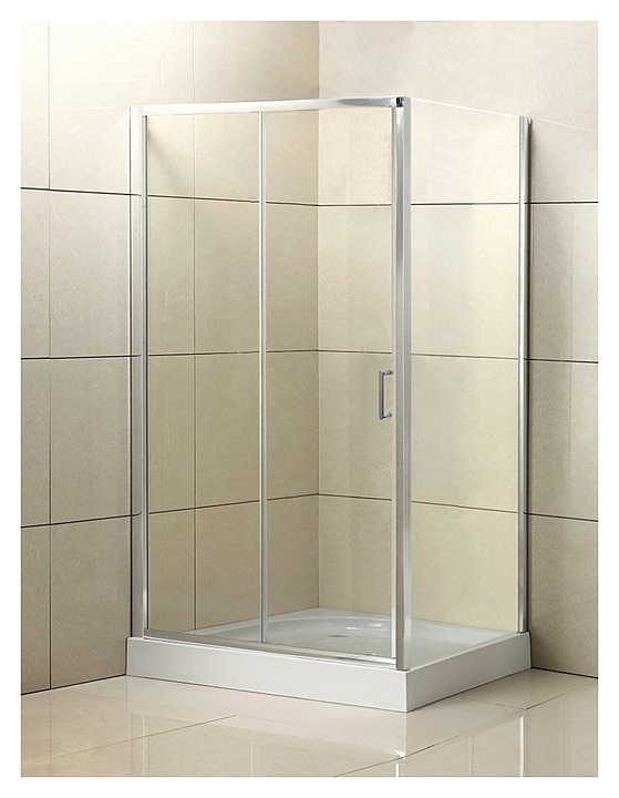 Уголок душевой BelBagno UNO-AH-1-100/90-C-Cr 100x90x185 см, прозрачное стекло