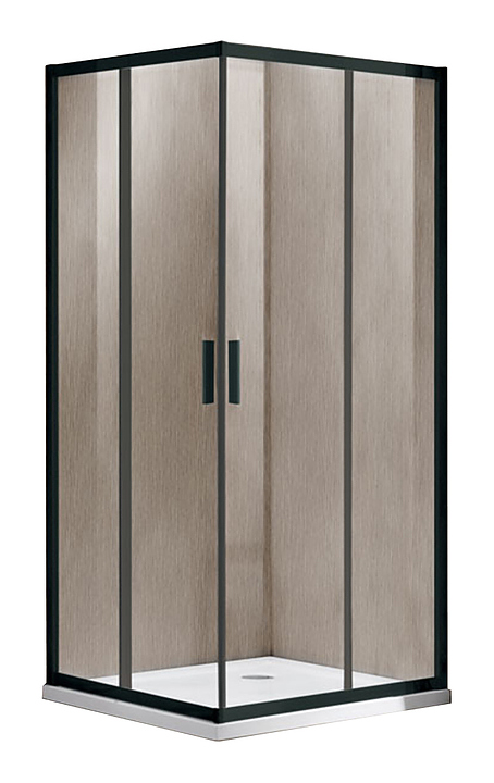 Уголок душевой Vincea Garda VSS-1G1012CLB 120х100 см, прозрачное стекло, черный