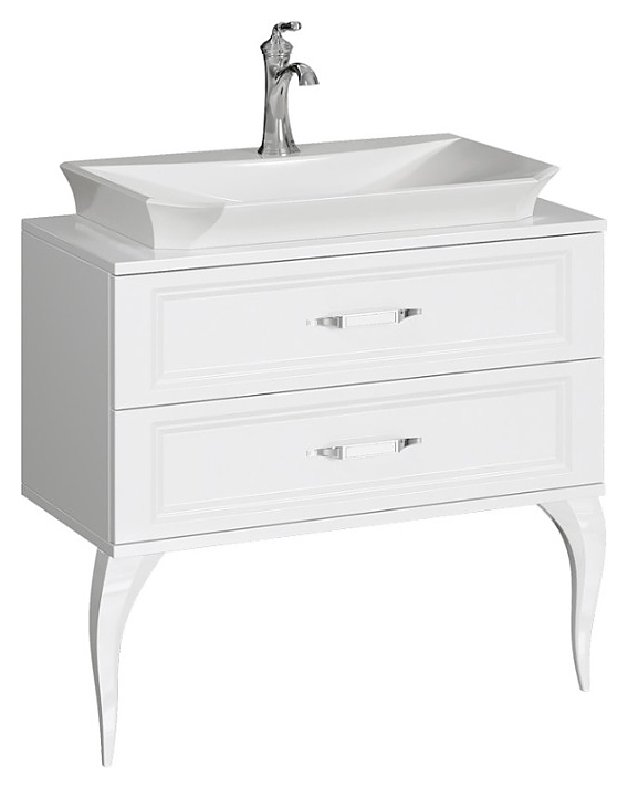 Тумба Aqwella LaDonna LAD0108W 85 см, белая