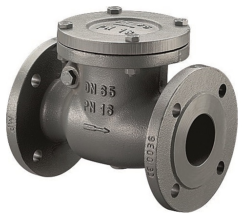 Клапан обратный Oventrop 1073056, ДУ 200, PN 16, чугун, уплотнение латунь, фланцевый