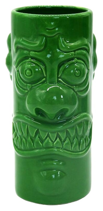 Стакан для коктейлей P.L. Barbossa Tiki TIKI0024  600 мл d=9 см h=17,4 см (керамика) зеленый