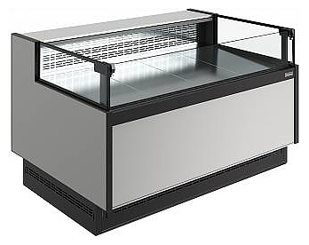Витрина холодильная Carboma Bavaria 4 GC110 VM 1,5-2 версия 2.0 9006-9005 (без боковин)