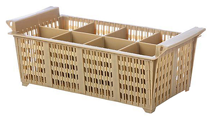 Кассета посудомоечная для столовых приборов NORMA 8 ячеек, 426х250