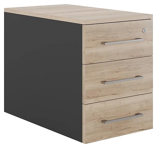 Тумба приставная КОБОР TS3-40/70 black/natural