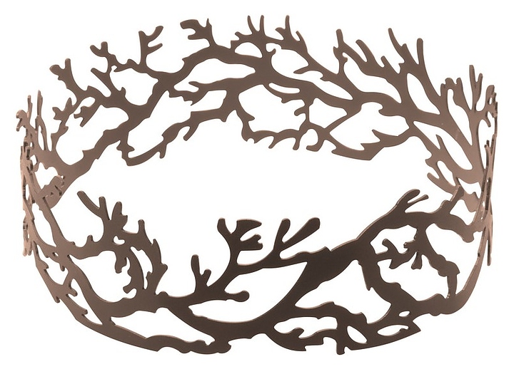 Подставка фуршетная Luxstahl Ветви d=230 мм, h=70 мм бронза