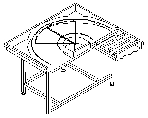 Стол роликовый Meiko KTRH-ET