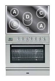 Духовка с варочной панелью ILVE PFE-80-MP