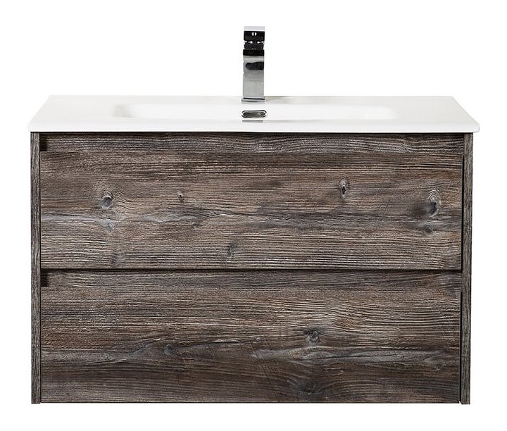 Тумба с раковиной BelBagno KRAFT-900-2C-SO-PP + LOV-900-LVB сосна пасадена