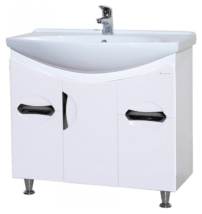 Тумба под раковину Bellezza Лагуна 85 белая