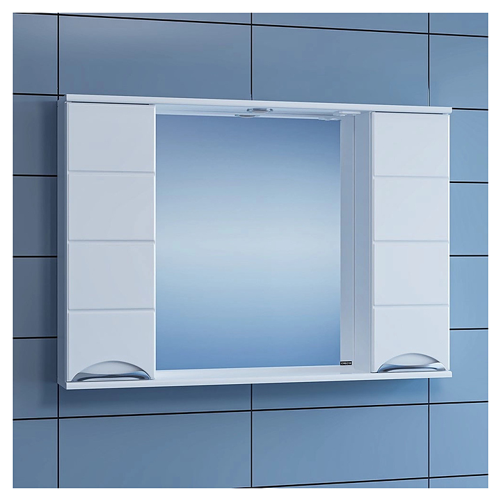 Шкаф зеркальный СаНта Родос 100