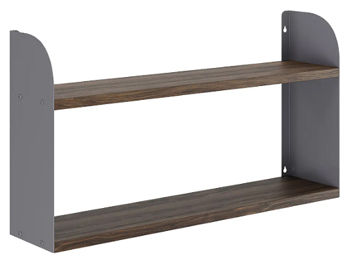 Полка КОБОР S1-80/20 graphite/charlston