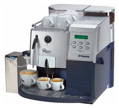 Кофемашина Saeco Royal Professional Silver Blue