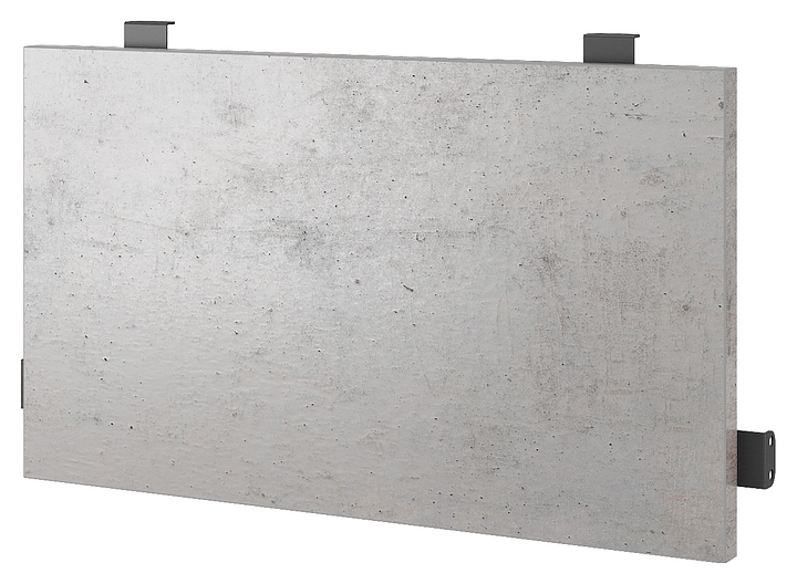 Нижний боковой подвесной экран КОБОР EN2-180 black/chicago (ЛДСП)