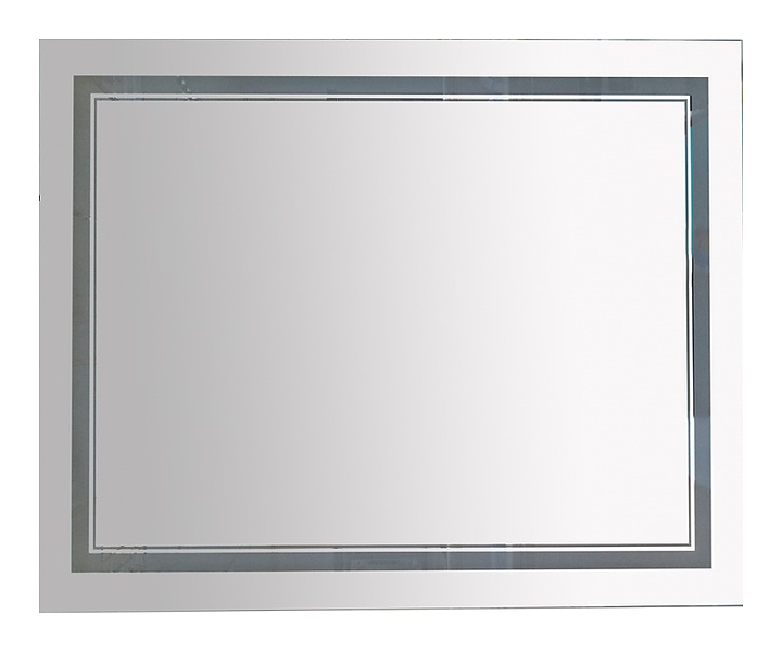 Зеркало Misty Неон 2 LED 1000х80 см с двойной подсветкой и сенсорным выкл. на корпусе