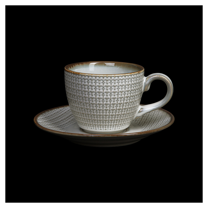 Чашка чайная Corone Alveare HS179488 160 мл (фарфор) бежевая