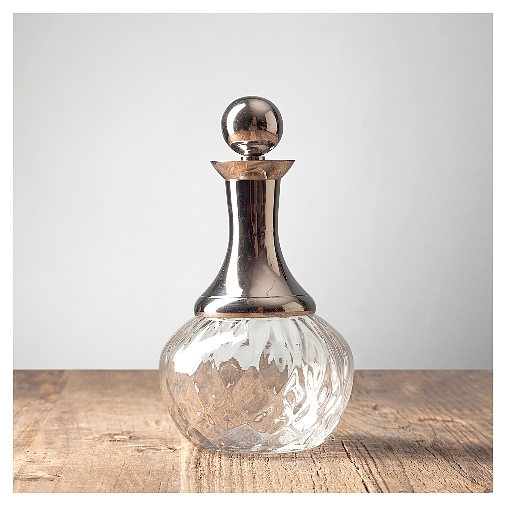 Графин Roomers Tableware RO-5274/BKN 850 мл d=11,5 см h=28 см (стекло / металл)