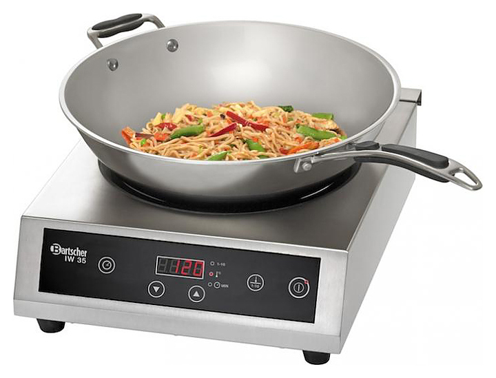 Плита индукционная WOK Bartscher IW 35 со сковородой