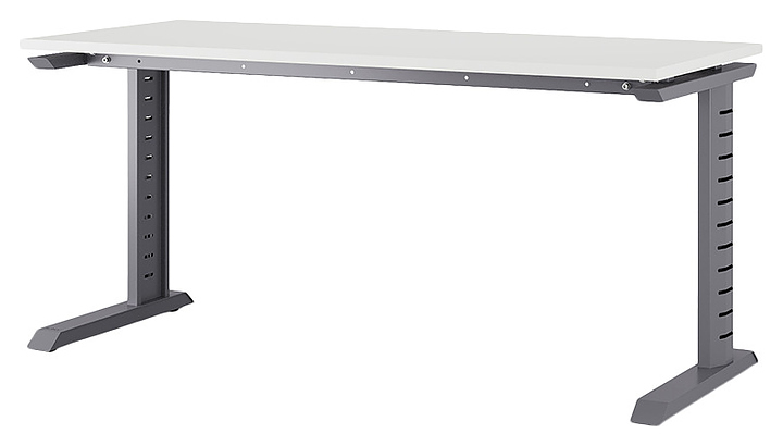 Стол офисный КОБОР L2-160/80 graphite/premium