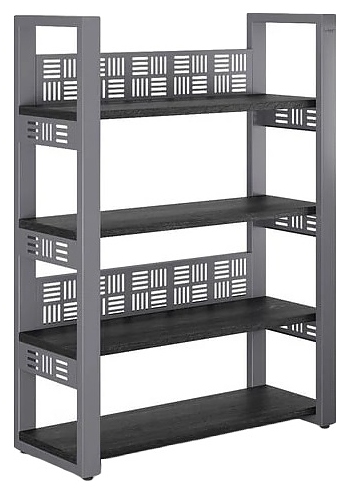 Стеллаж открытый КОБОР SO4-60/36 graphite/wood