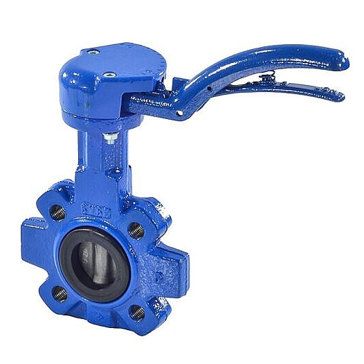 Затвор дисковый поворотный DANFOSS чугун VFY-LH(SYLAX) Ду 32 Ру16 межфл с рукояткой диск нерж манжета EPDM  065B7365/149G019040