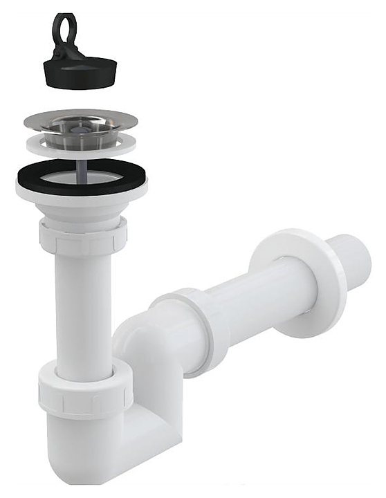 Сифон для раковины AlcaPlast A412-DN40