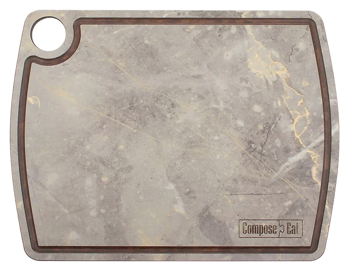Доска разделочная ComposeEat DRJ29223118OA6 29х22 см, мрамор итальянский серый