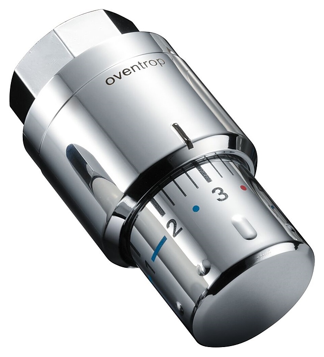 Термостат Oventrop Uni SH 1012069, М 30х1.5, с нулевой отметкой, хромированный