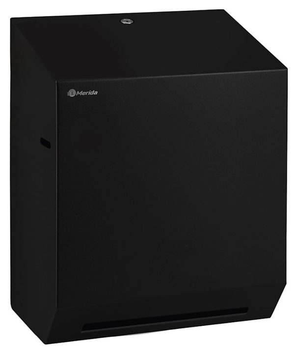 Диспенсер для бумажных полотенец Merida STELLA R MAXI CSC302.R V-сложение, черный