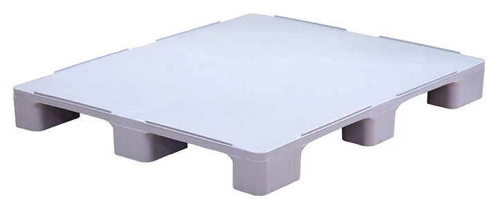 Паллет гигиенический ТАРА.РУ IR 1210-9L-G 1200х1000х130 мм cплошной на 9 ножках) серый