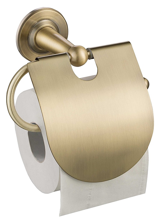 Держатель для туалетной бумаги с крышкой TIMO Nelson 160042/02 антик