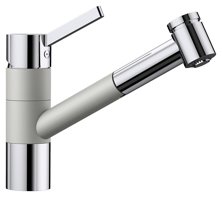 Смеситель Blanco Tivo-S хром/жемчужный