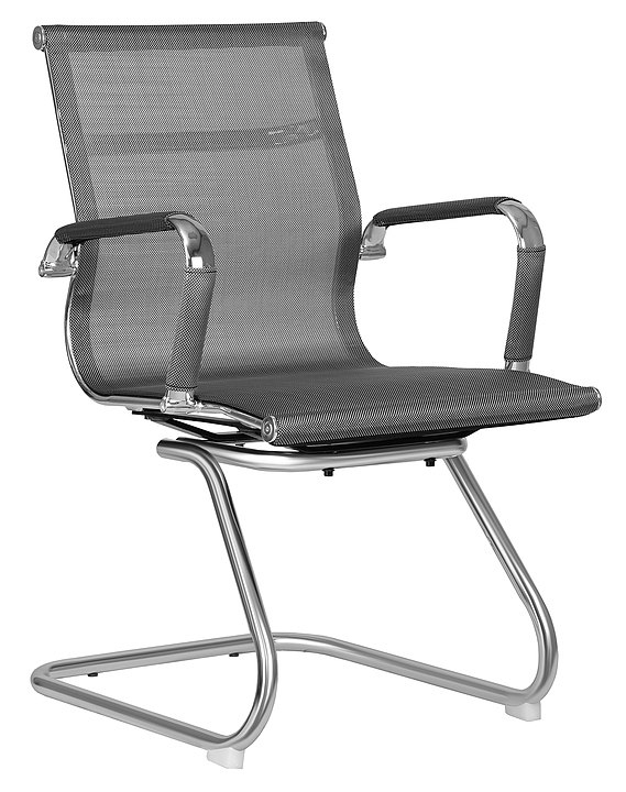 Кресло офисное для посетителей DOBRIN 102N-LMR-N CODY MESH (серое) 2 шт.
