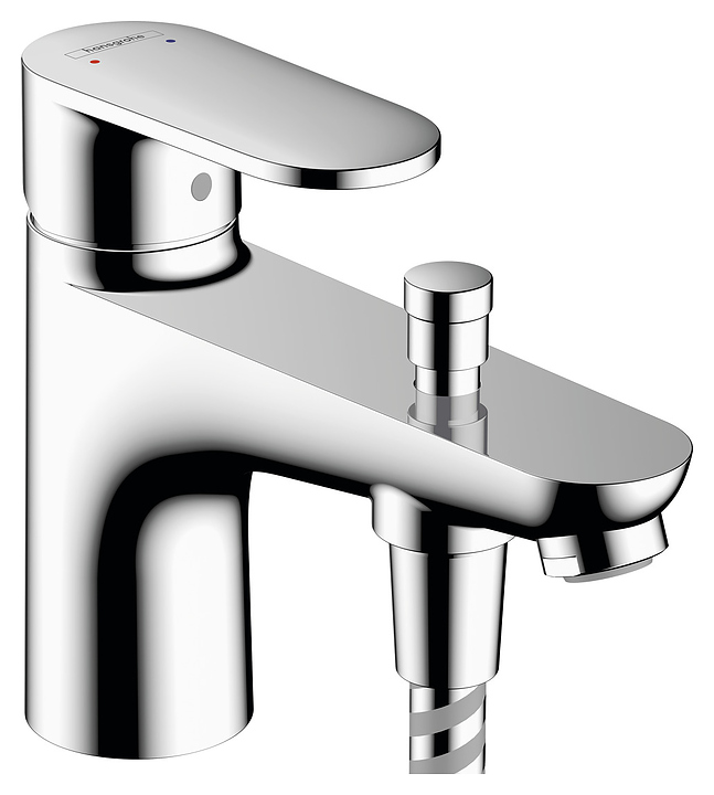 Смеситель для ванны и душа на борт ванны Hansgrohe Vernis Blend 71444000 Monotrou