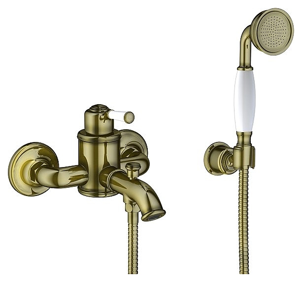 Смеситель для ванны с душем TIMO Arisa 5314/02Y антик