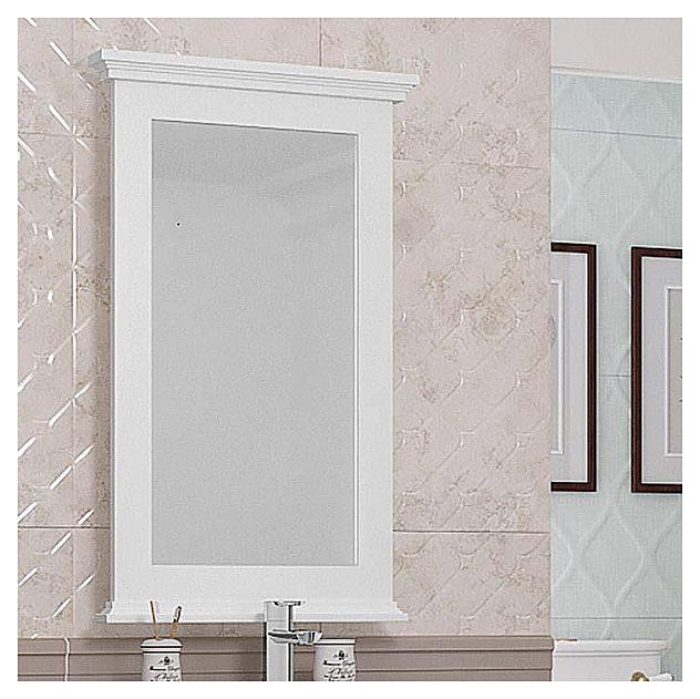 Зеркало OPADIRIS Палермо 50 Z0000008556, белый матовый