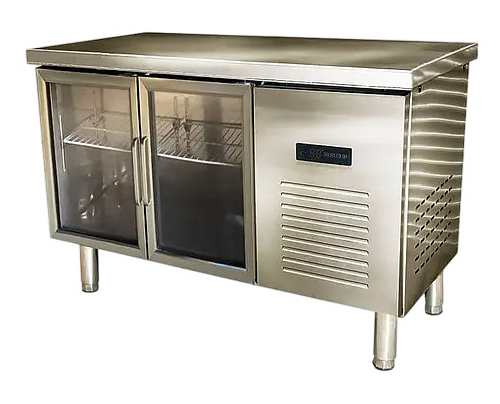 Стол холодильный CLSY Workbench 120 стекло, 170 л нержавеющая сталь