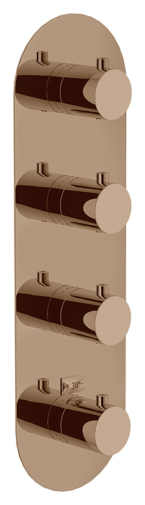 Смеситель для ванны и душа встраиваемый термостат NOBILI WELLBOX WE00104/TRCP LIVE