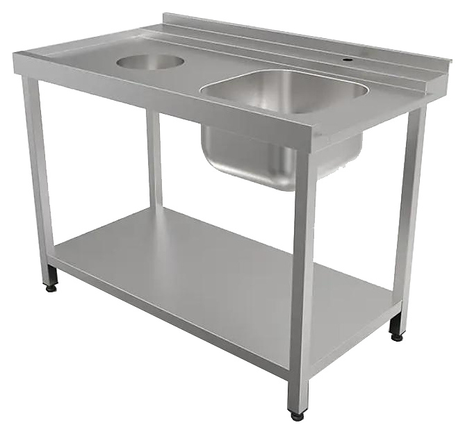 Стол для посудомоечной машины КОБОР СПМ/4-120/70/П