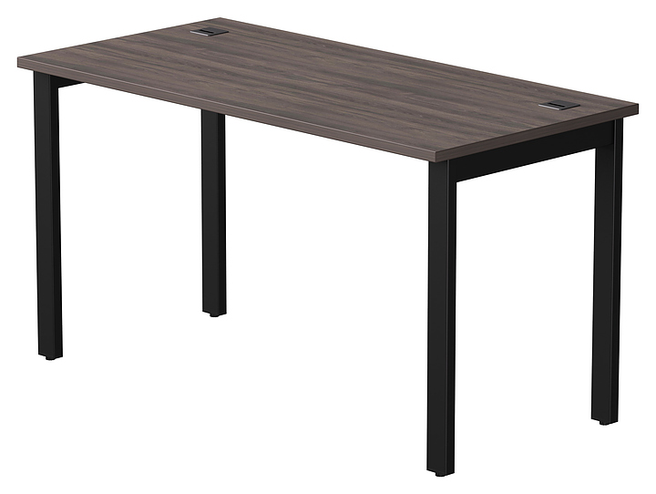 Стол офисный Everprof EVO 1380х670х755 мм (ЛДСП / металл) дуб пасадена / черный