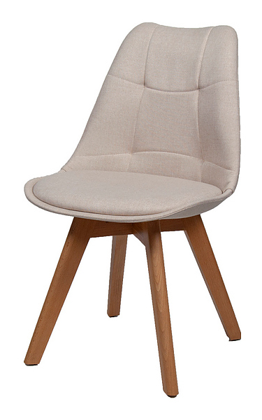 Стул BentWood Eames W ткань бежевый