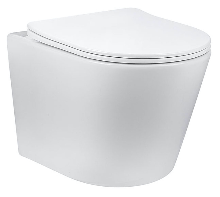 Унитаз подвесной Vincea Piatti VT1-11 с ультратонким сиденьем soft-close, белый