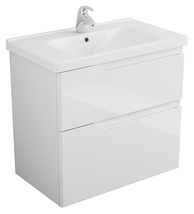 Тумба подвесная под раковину OWL Hella stor 80 OW24.12.00, белая