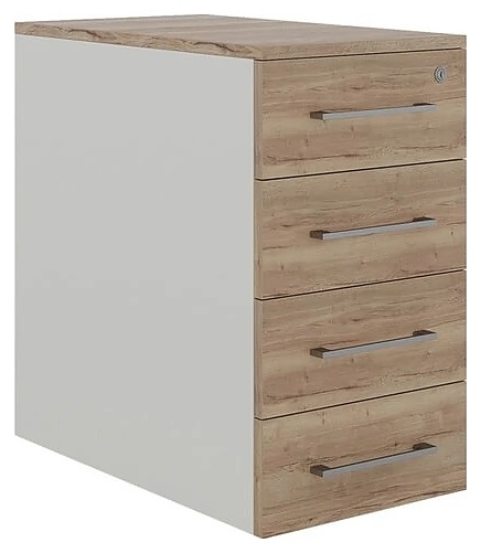 Тумба приставная КОБОР TS4-40/50 white/natural