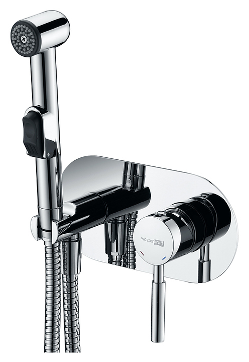 Душ гигиенический встраиваемый Wasserkraft Main 4138 хром