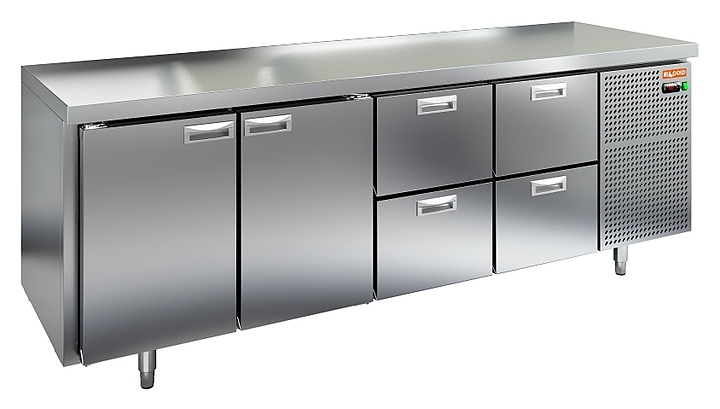 Стол морозильный HICOLD GN 1122/BT O без борта